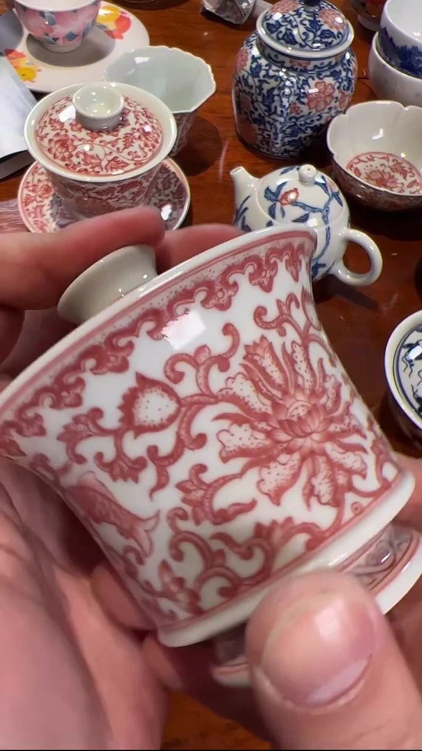 【闪购商品】瓷连年有余盖碗