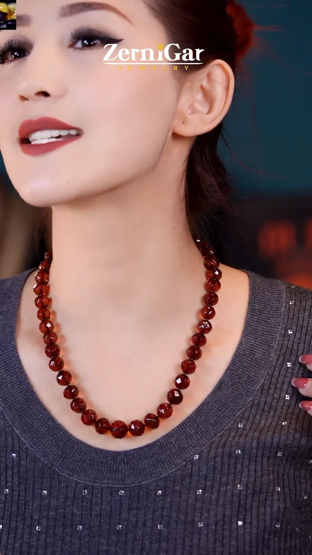 【闪购商品】琥珀颈饰未镶嵌天然琥珀项链