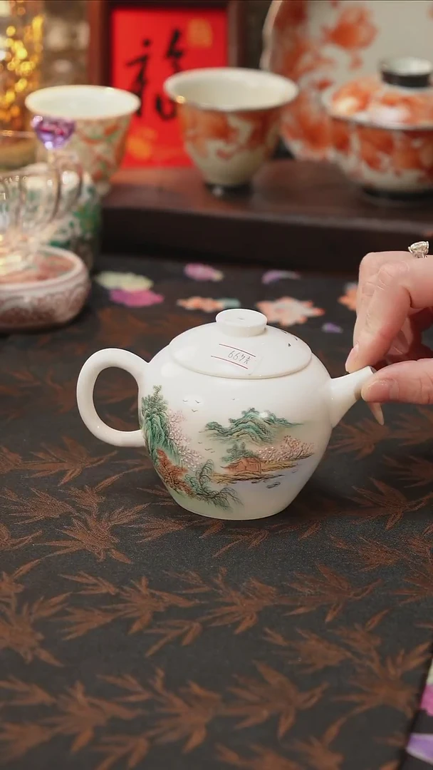 杯景德镇陶瓷杯碗柴烧多人