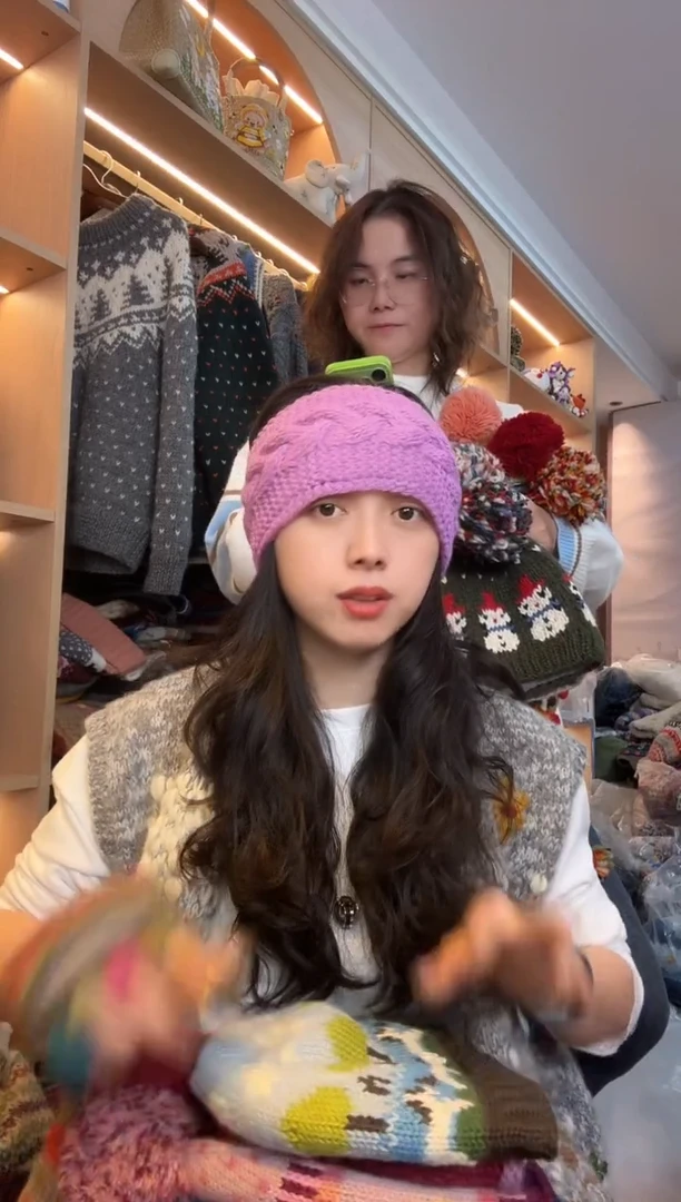 羊毛喜*浅紫色发带