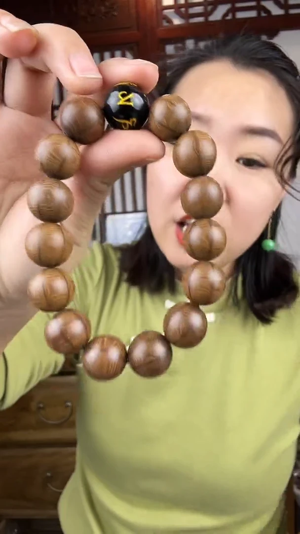 六道木六道木卡1.5六字真言手串