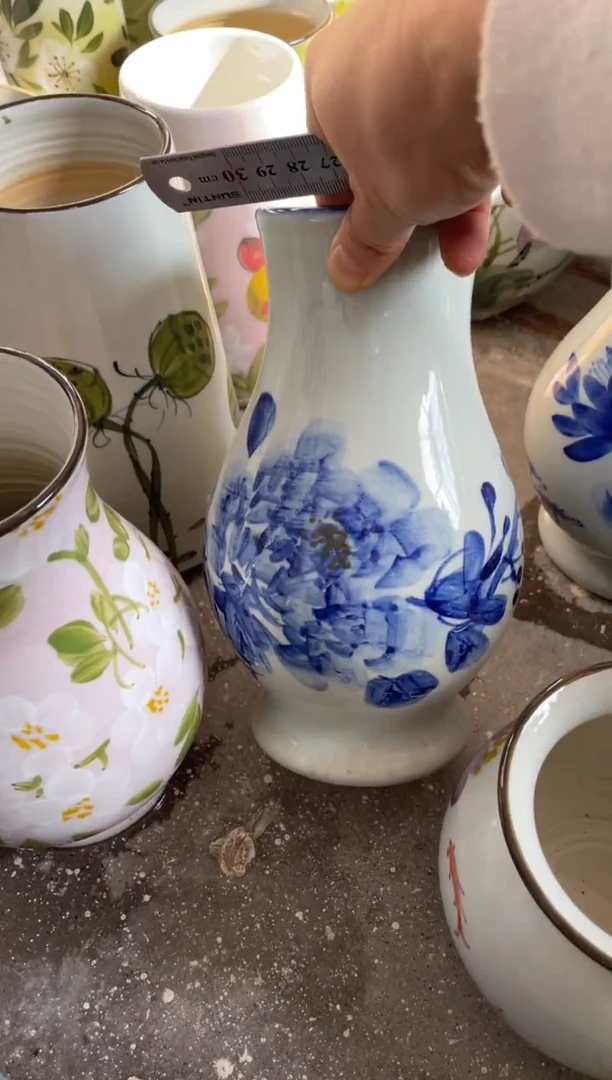 瓶瓷景德镇手绘花瓶