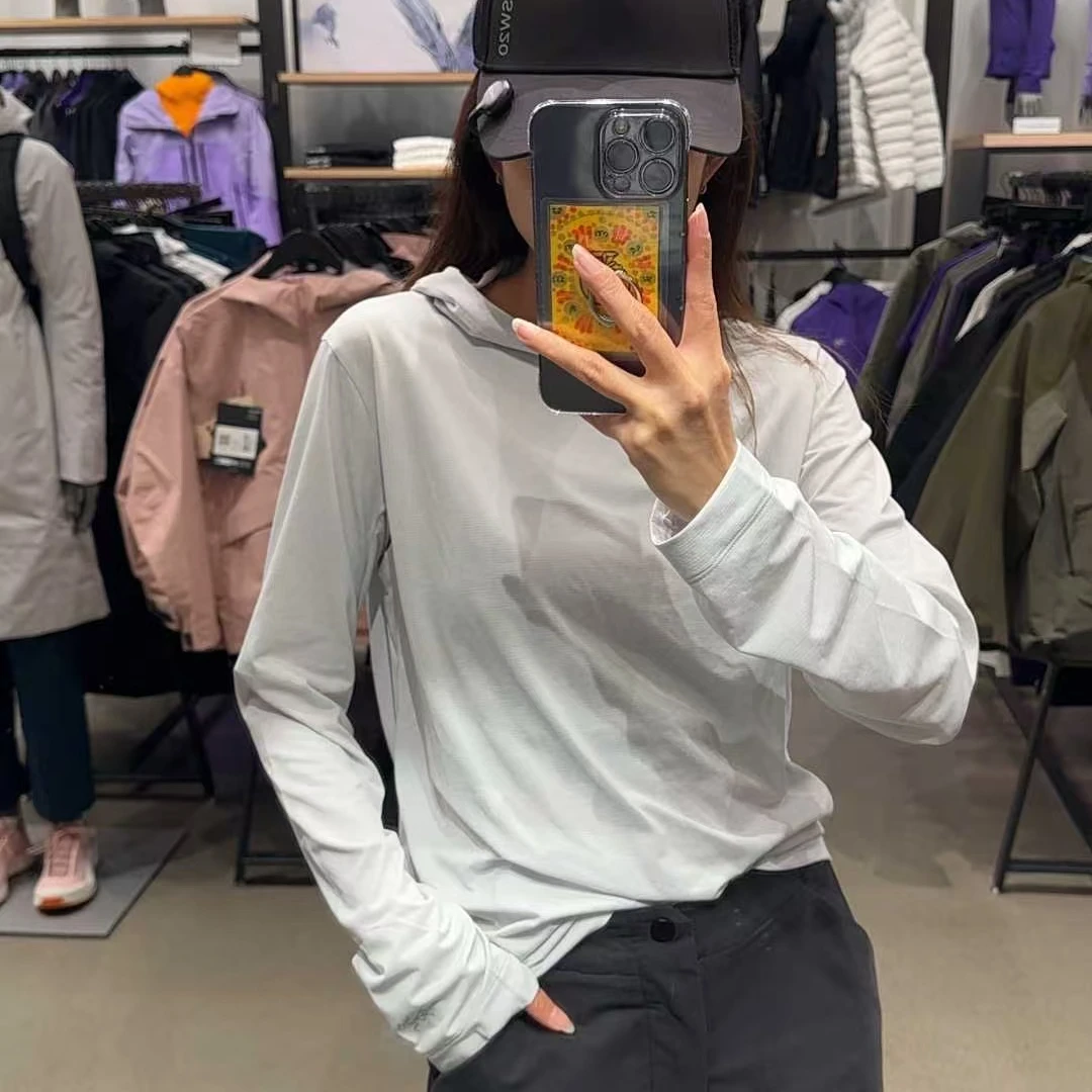 ARC'TERYX/始祖鸟女款taema hoody 速干带帽T恤