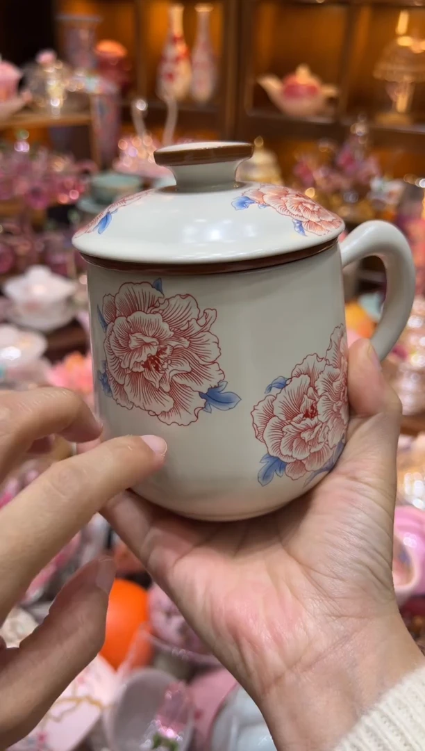 汝窑办公杯马克杯