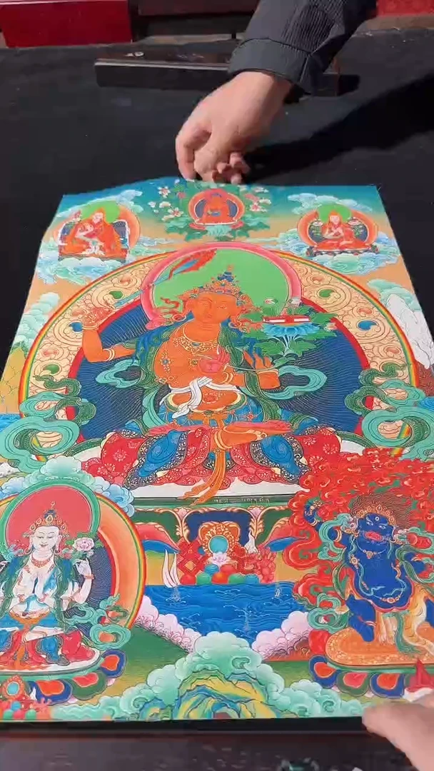 卷轴画藏式珍藏彩绘艺术馆6522