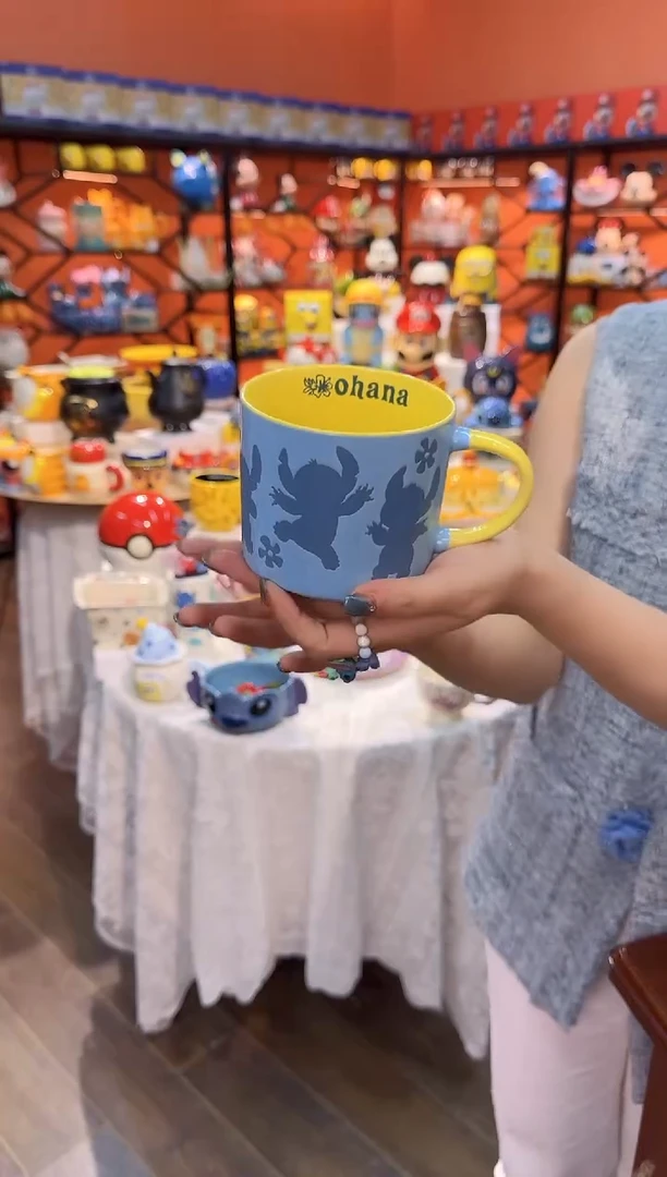 瓷片@@陶瓷杯史迪仔杯子