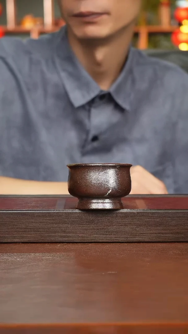 茶杯紫砂不****1柴烧主人杯5号