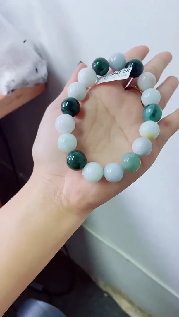 未镶嵌定制翡翠珠串
