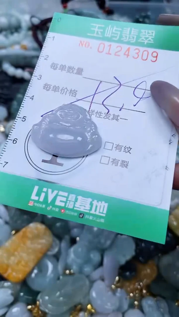 翡翠未镶嵌颈饰闪购0124309多样性发其一