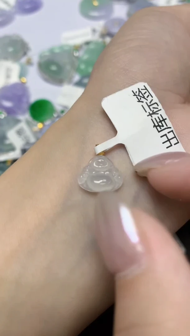 翡翠18K金镶嵌颈饰天然缅甸翡翠A货百元以上9元证书费自理