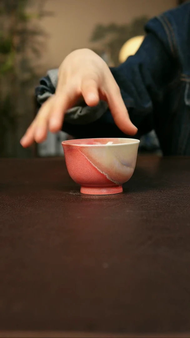 景德镇陶瓷杯碗柴烧多人