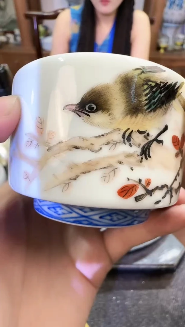 摆件B047景德镇制陶瓷一件