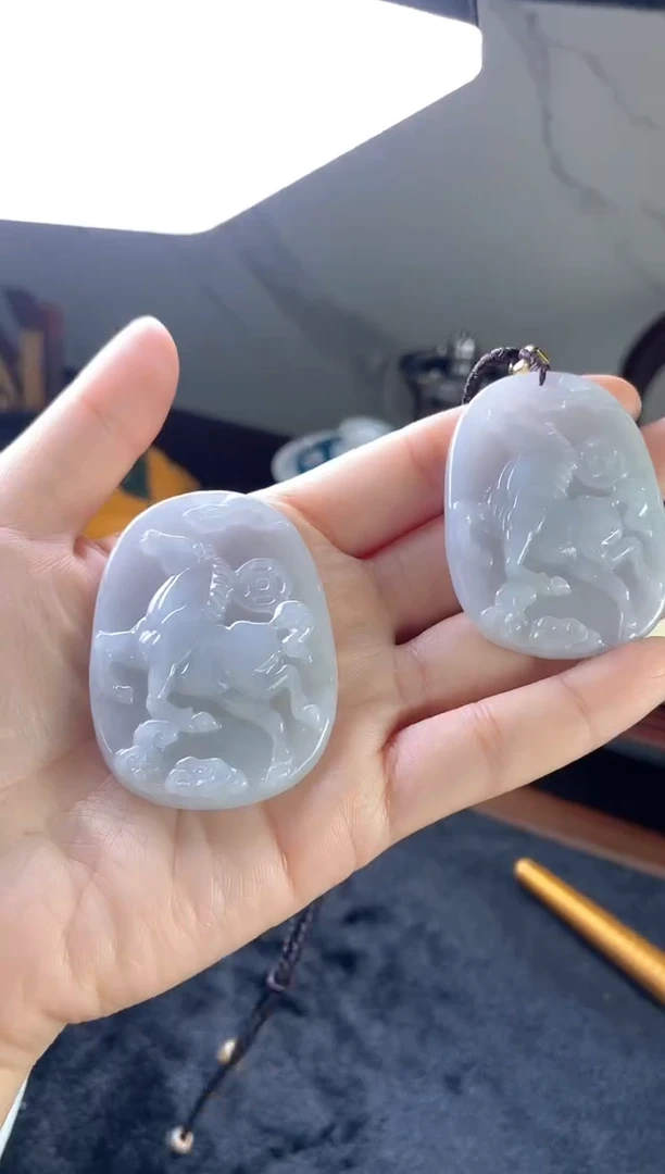 颈饰未镶嵌翡翠天然翡翠多样性发一件3