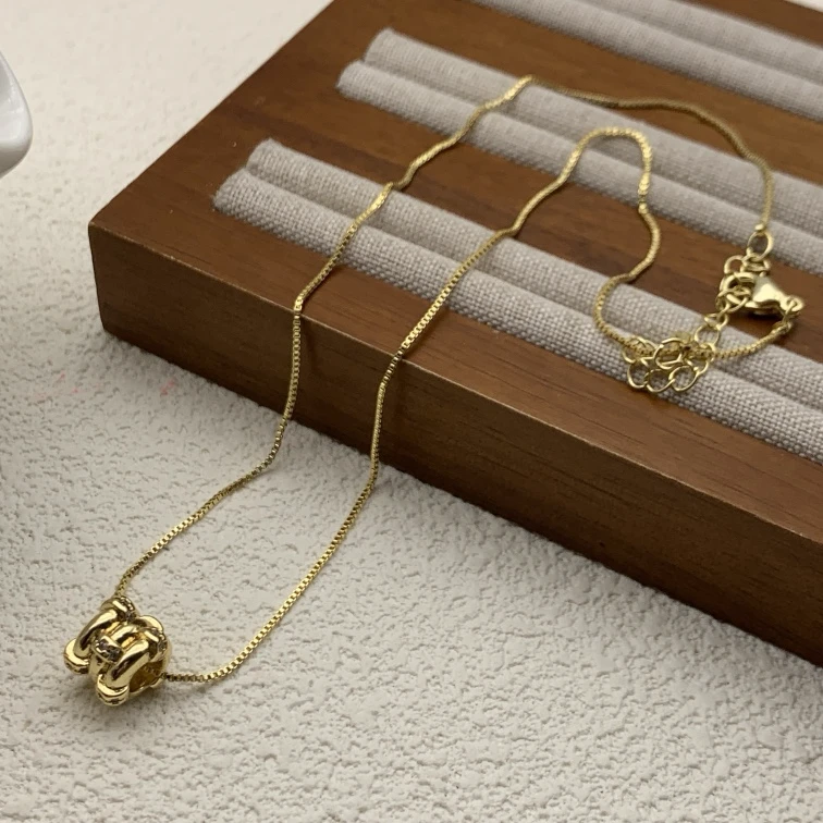 锁骨链法式欧若精灵风金色项链（看细节找客服）