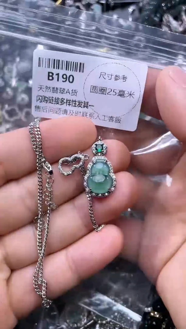 【闪购商品】翡翠颈饰未镶嵌B190项链 多样性发其一