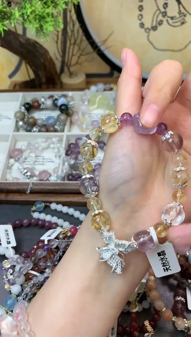 【闪购商品】黄晶手链未镶嵌236手串