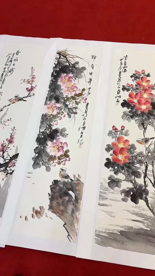国画周建真老师绘画作品24-18