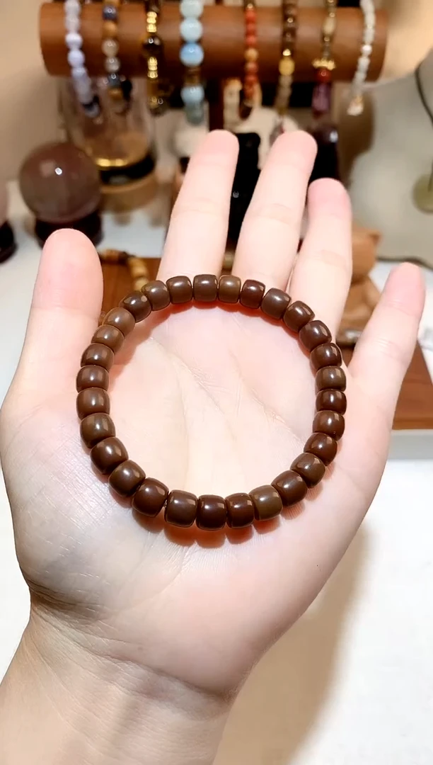 未镶嵌手串和田玉糖料直切手串 7 多样性发一