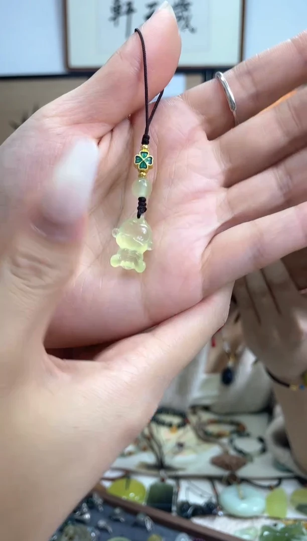 【闪购商品】岫玉手机链未镶嵌多样性发货其中发一