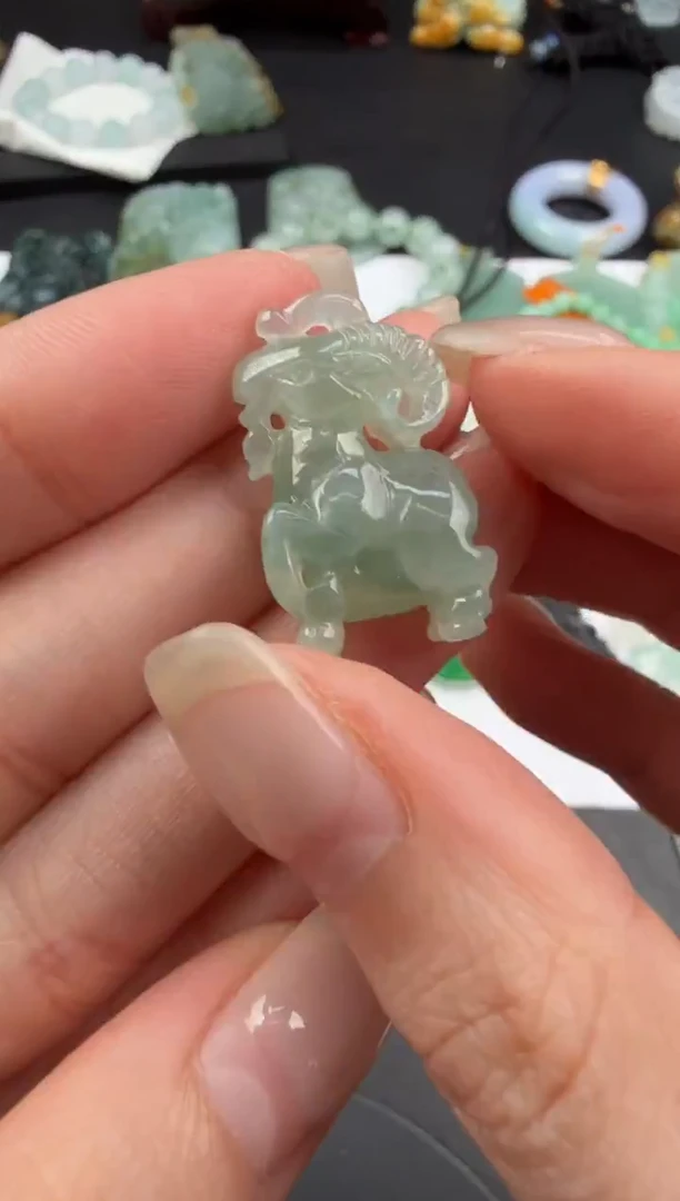 吊坠(不含链)未镶嵌翡翠翡翠饰品-245