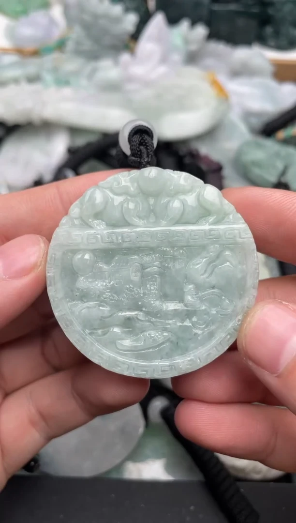 吊坠(不含链)未镶嵌翡翠1