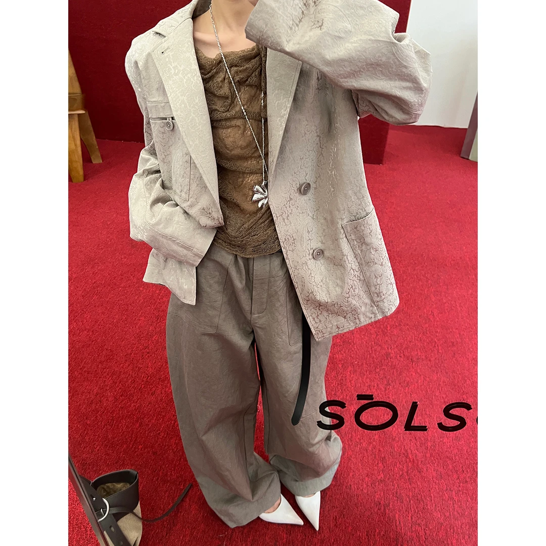 RODERIC WONG 设计师品牌 25春夏新品 提花休闲西装 SOLSOL买手店