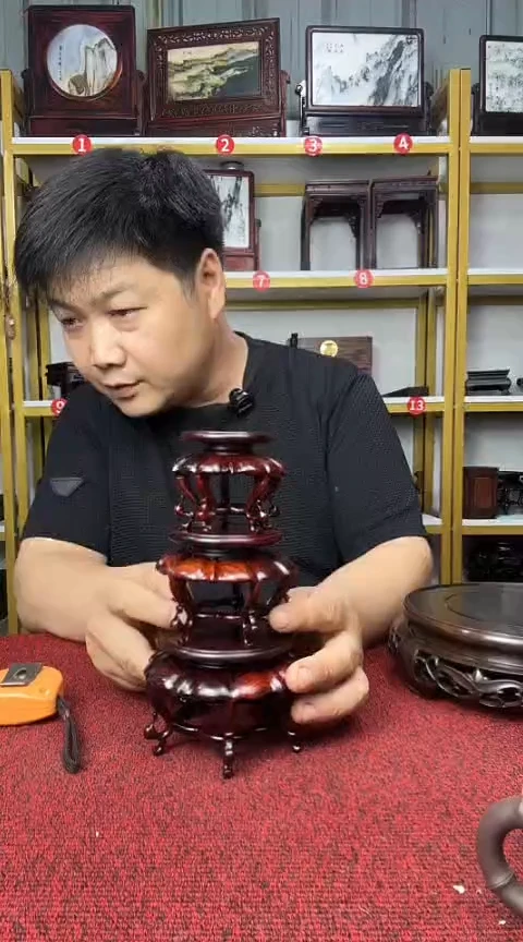 紫檀木类书架3件套5CM/6.5CM/8CM**************