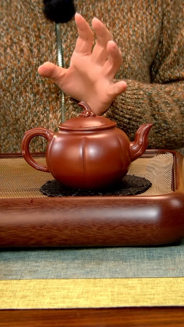 【闪购商品】紫砂茶壶26徐记福康 百年紫砂