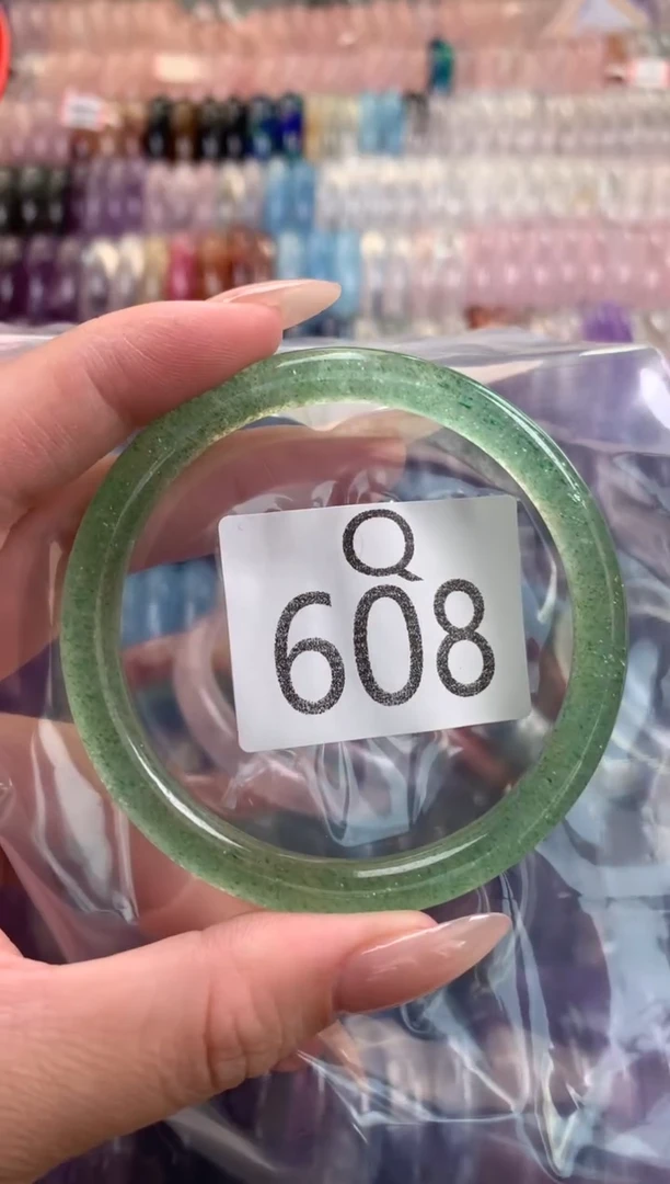 水晶珠宝半成品未镶嵌水晶手镯608-58