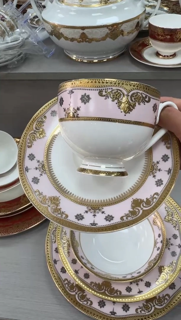 【闪购商品】瓷片200毫升杯碟福利款