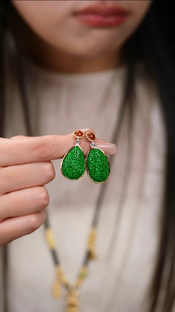 未镶嵌翡翠耳饰耳饰48