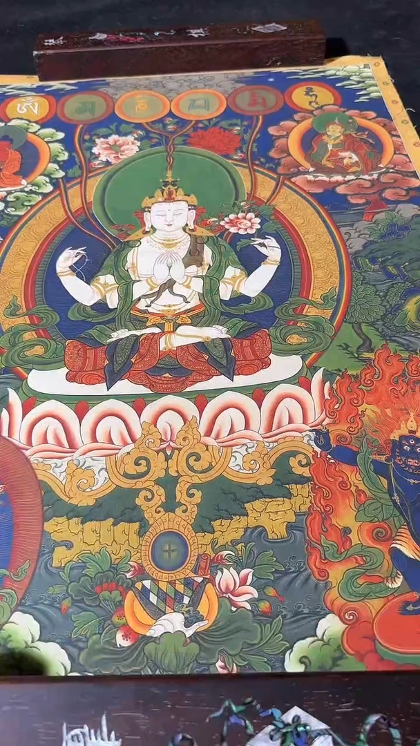 卷轴画藏式珍藏彩绘艺术馆128