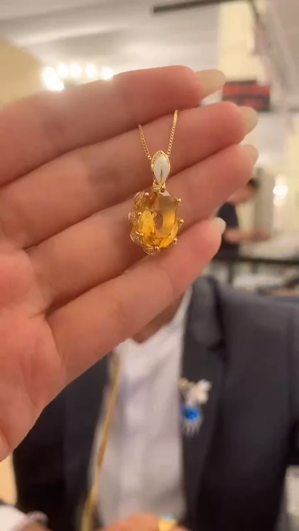 颈饰银S925镶嵌水晶【宝石世家严选】