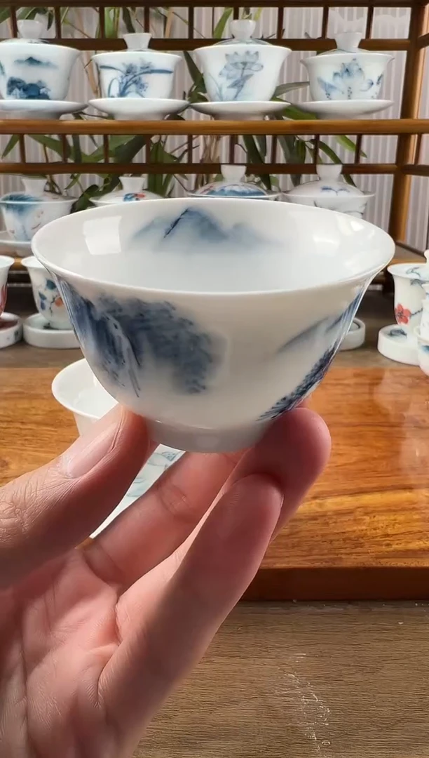 余***酒全品千里江山般若杯3个