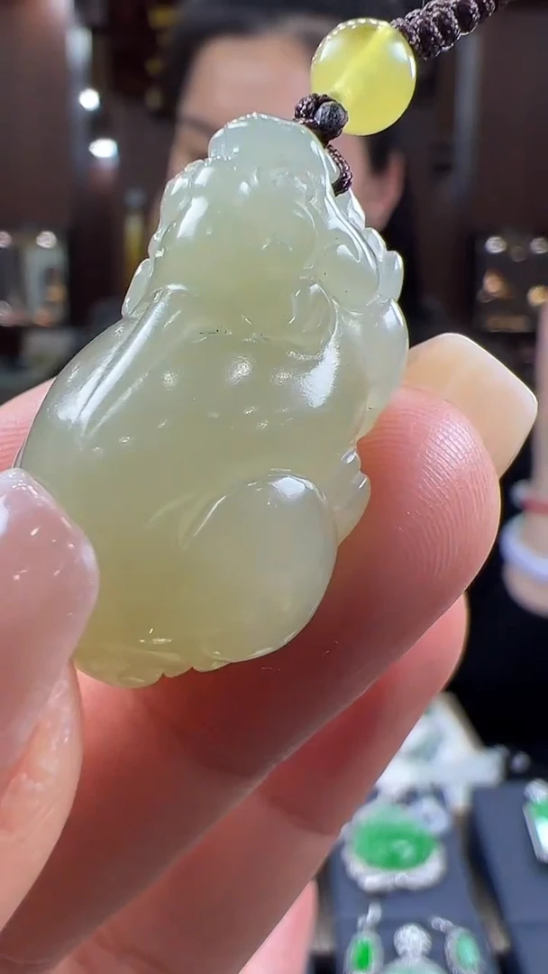 【闪购商品】和田玉手机挂未镶嵌手机挂