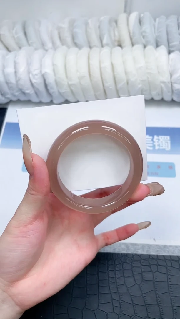 【闪购商品】石英质玉手镯未镶嵌Z21-54.5