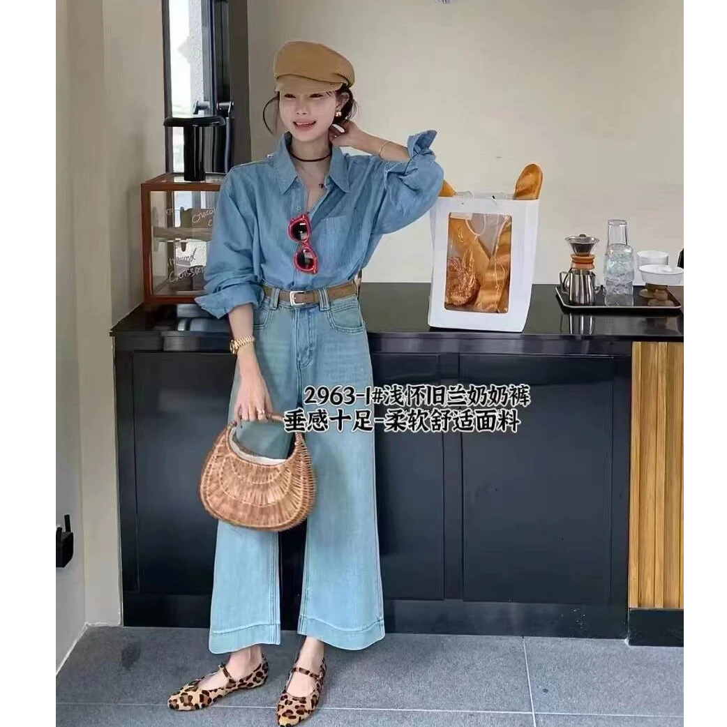 好裤子微瑕开清！春夏款牛仔裤女直播间过款-2