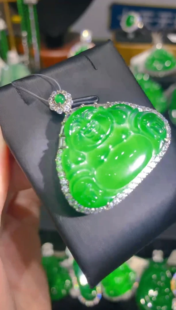 【闪购商品】翡翠颈饰银S925镶嵌29一季