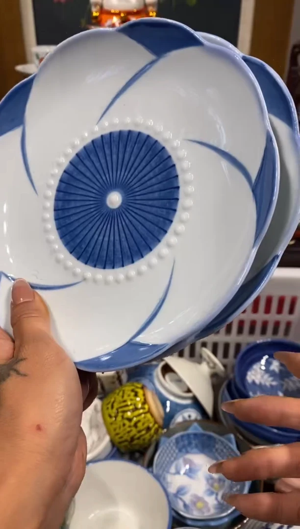 锦**圆瓷器 餐具 摆件 工艺品