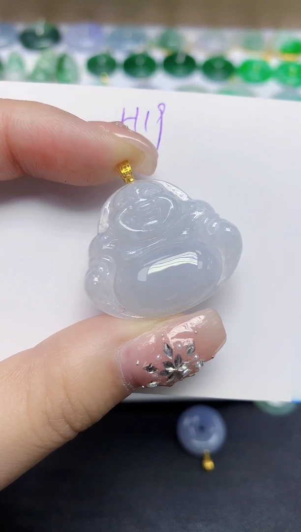 颈饰未镶嵌翡翠天然缅甸翡翠A货翡翠百元以上9元证书费自理