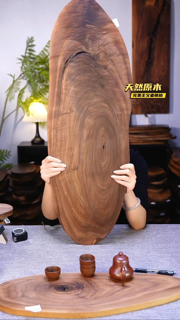 木北美黑胡桃原木.干裂疤结不属于商品质量问题完美主义者慎拍