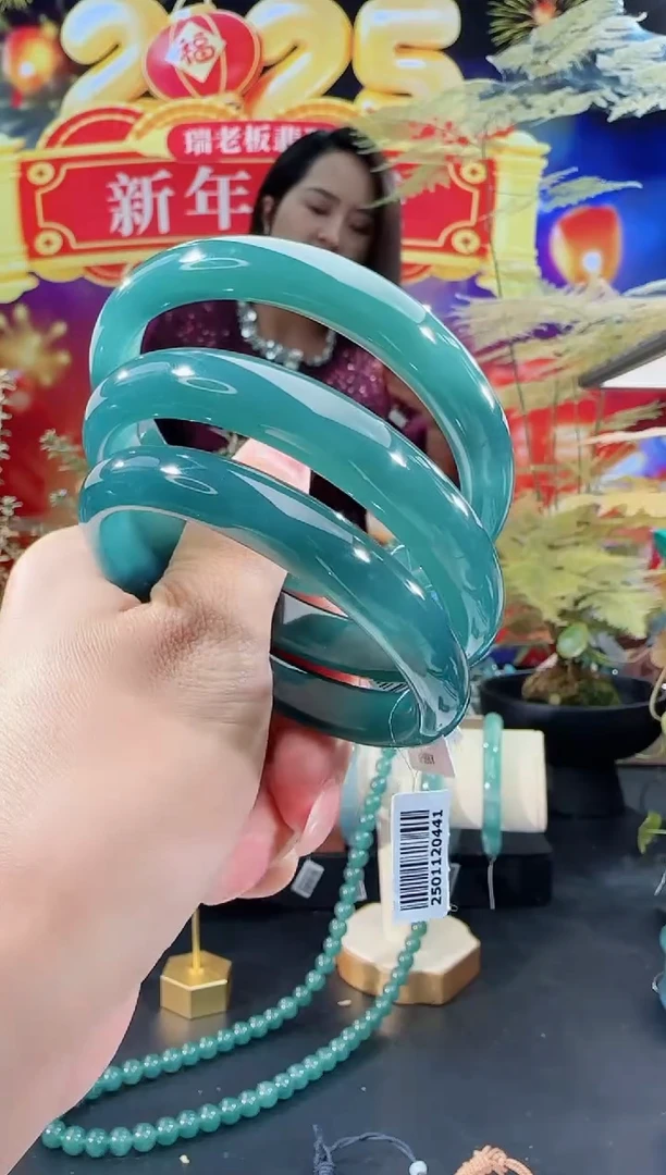 【闪购商品】定制翡翠手镯正圈未镶嵌圈口可选多样性发一