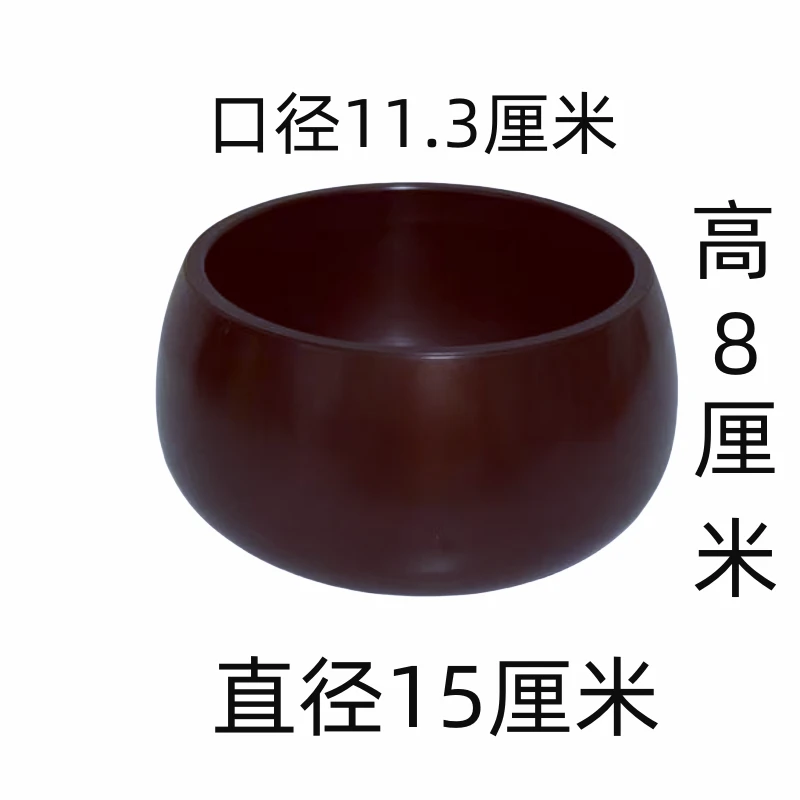 纯铜钵仿古大小号家用供奉供佛家居熏香炉紫铜黄铜香炉摆件大号