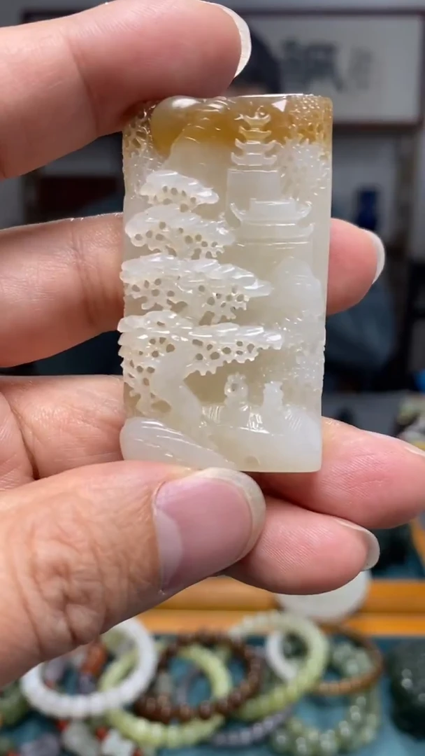 颈饰未镶嵌和田玉74