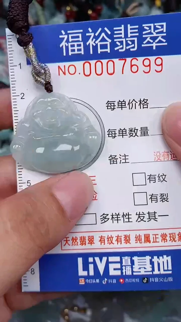 翡翠未镶嵌颈饰...0007699