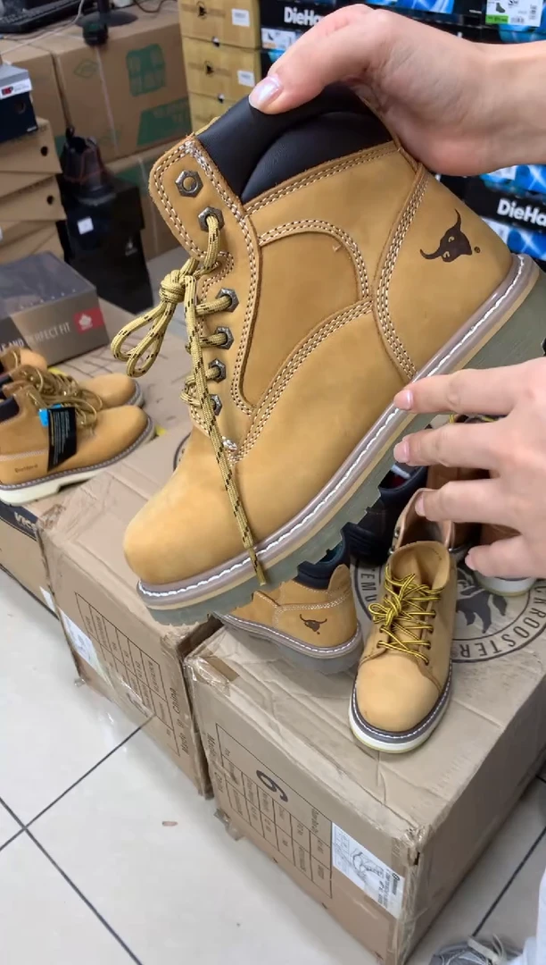 织物41码，牛头1，皮鞋码，牛皮工装靴，默认微瑕 个别鞋面有胶印