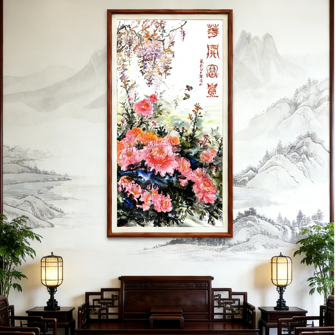 陈远山老师原创作品《花开富贵》