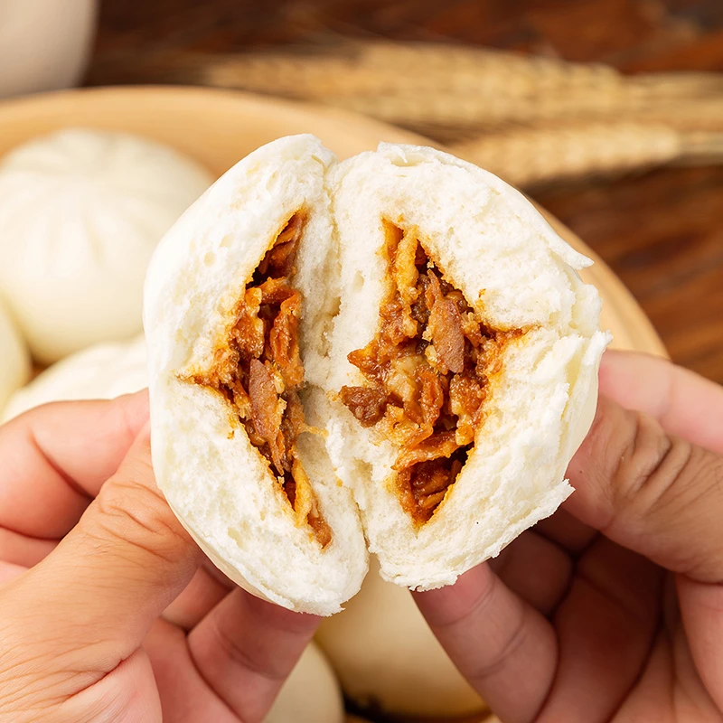 早茶点心 糕点  金城叉烧包