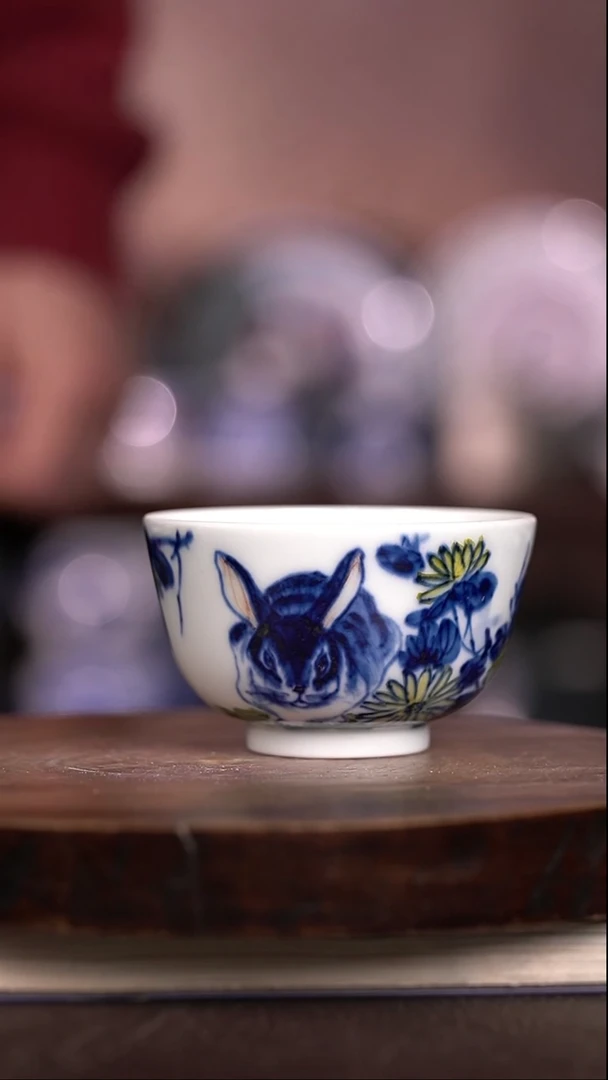 微瑕福利 现代瓷 瑕杯