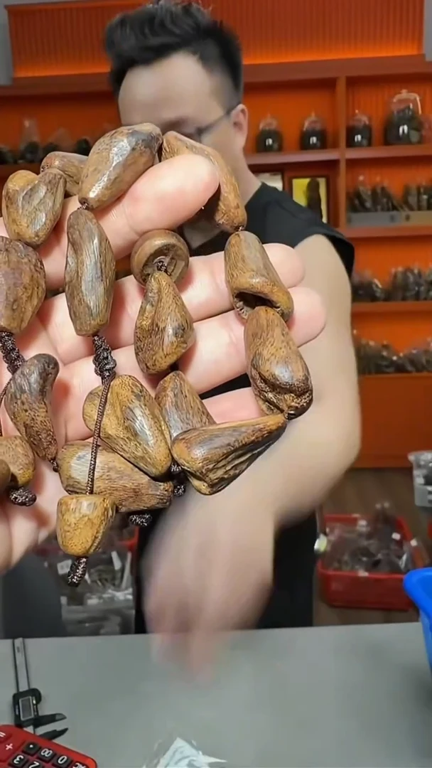 沉香手串65号沉水单圈瘤疤27g多样性发一